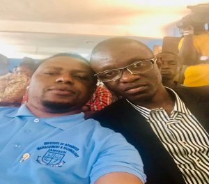 Ing Ibrahim Abdulai Sawaneh - Former Director of Academic Affairs and Dr. P.U Kamara - Director of Finance IAMTECH